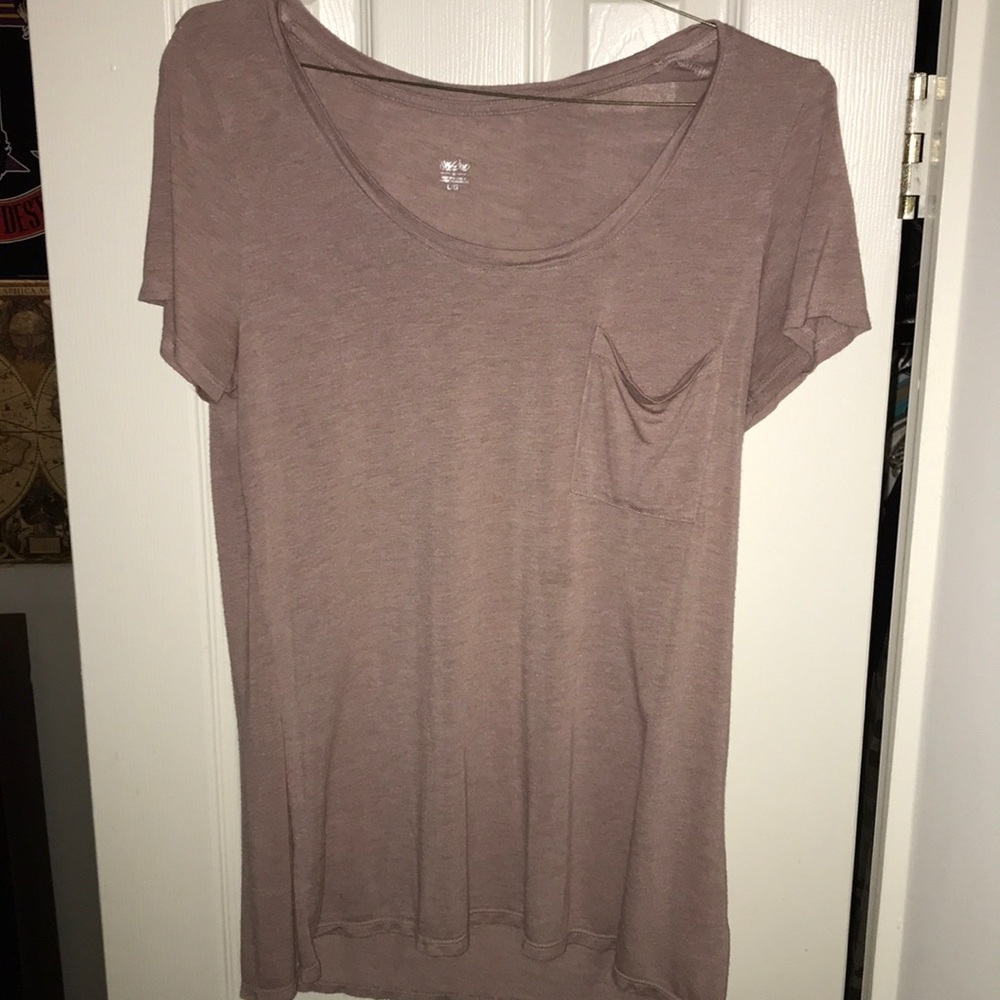 Soft Tshirt with front pocket, Short sleeve